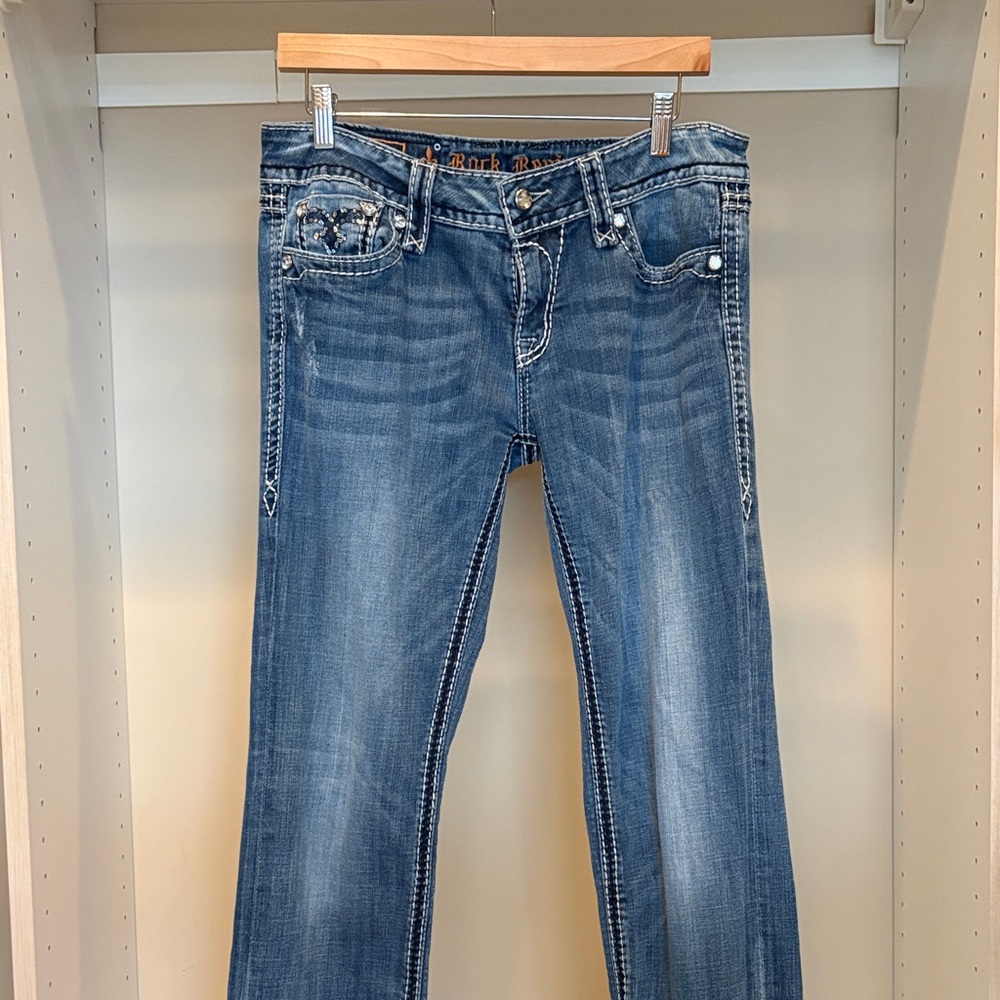 Rock Revival Women's Classic Blue Boot Cut Jeans
